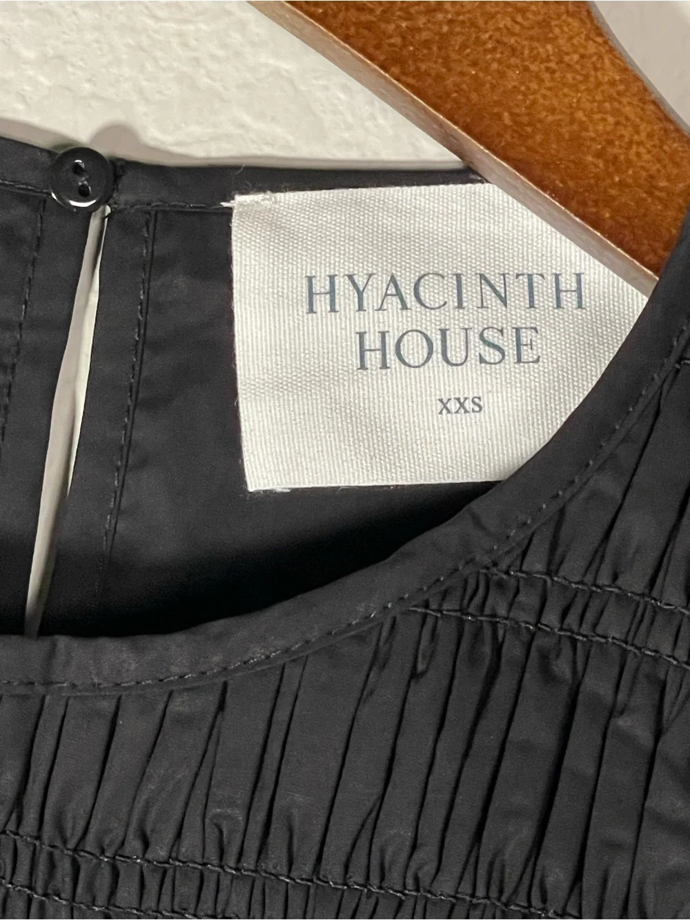 Tuckernuck HYACINTH HOUSE Black Keyhole Birdie Blouse Size XXS NEW